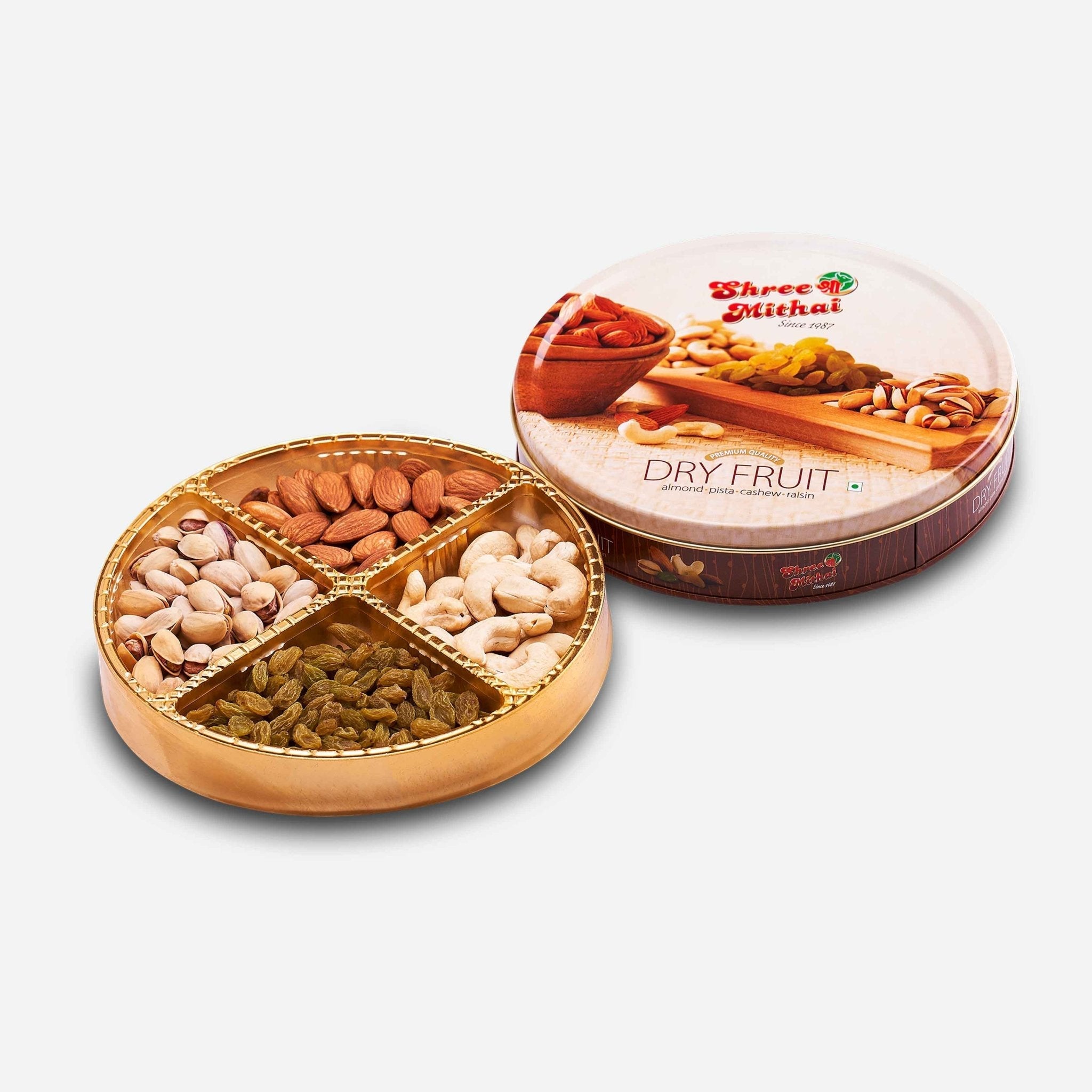 Shree Mithai Royal Dry Fruit Tin (250G) - Safuron