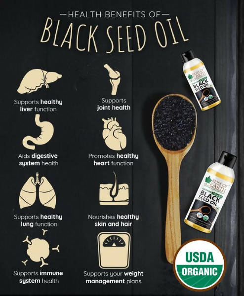 Bliss of Earth Certified Organic Black Seed Oil Bliss of Earth