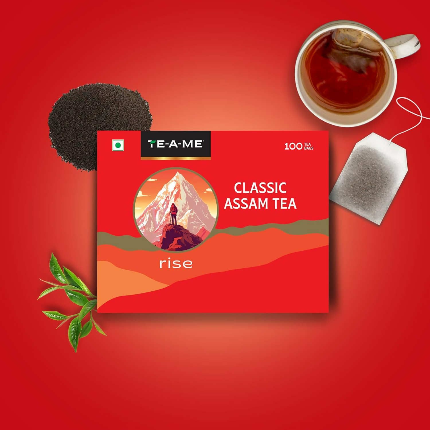 TE-A-ME Classic Assam Black Tea Bags TE-A-ME