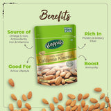 Happilo Premium Super Value Combo (Californian Almonds, Whole Cashews, Pistachios, Seedless Green Raisins) Happilo