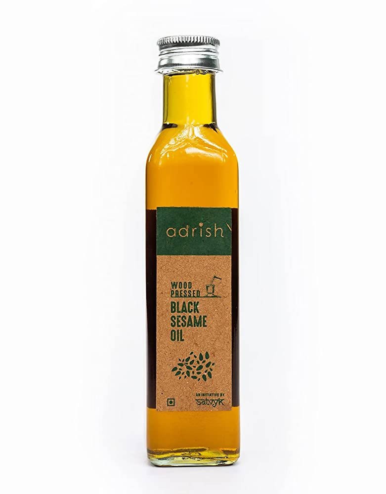 Adrish Wood Pressed Black Sesame Oil - Safuron