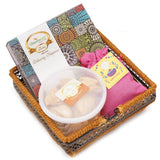 Ghasitaram Metal Basket of Gujiyas, Thandai and Farsan Samosa - Safuron
