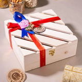 G Pulla Reddy 4 Jar Dry Fruit Special Wooden Box G Pulla Reddy Sweets