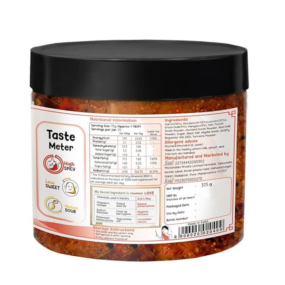 FarmDidi Mixed Pickle - Tangy & Salty FarmDidi
