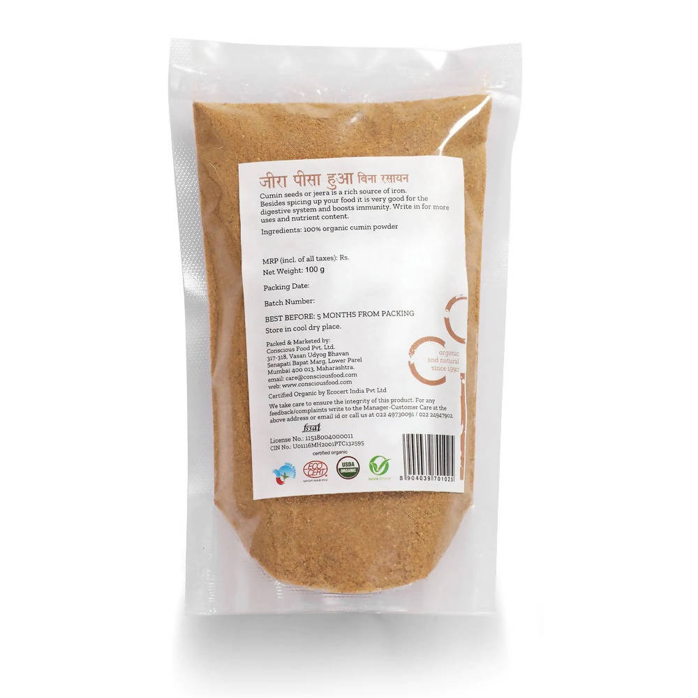 Conscious Food Organic Cumin Powder (Jeera) Conscious Food