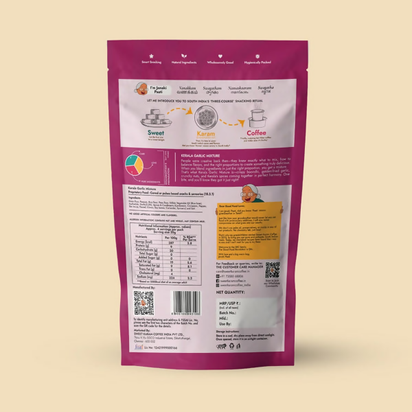 Sweet Karam Coffee Kerala Garlic Mixture Sweet Karam Coffee