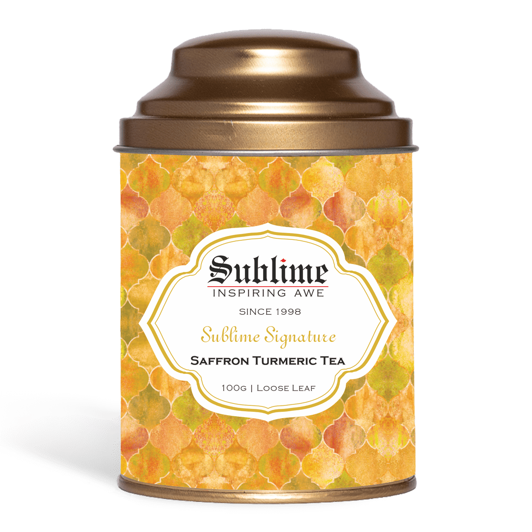 Sublime Inspiring Awe Saffron Turmeric Tea - Safuron