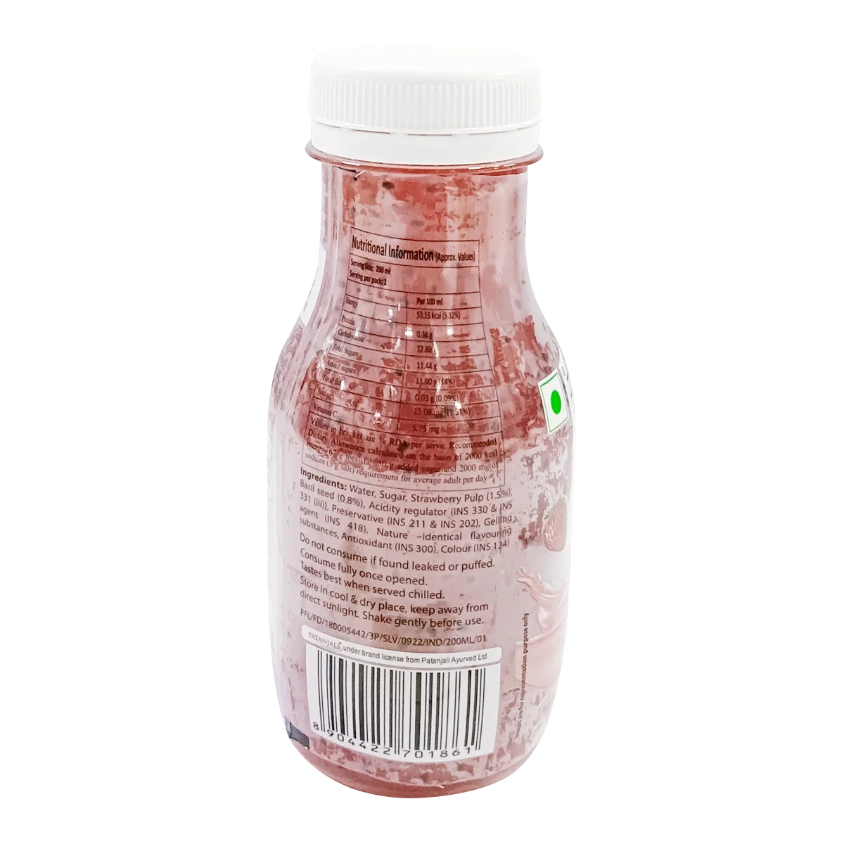 Patanjali Strawberry Basil Drink Patanjali