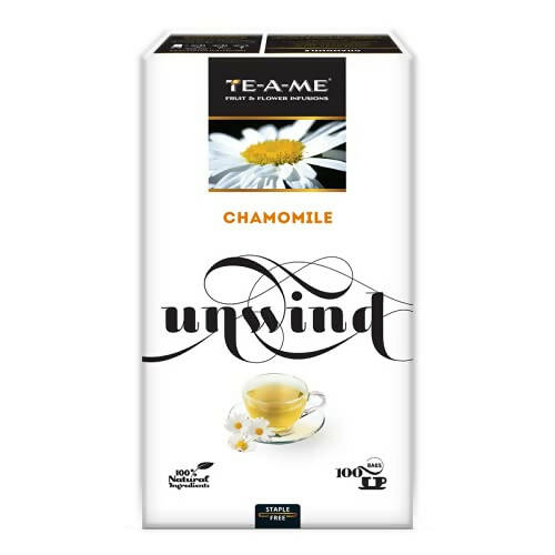 TE-A-ME Unwind Chamomile Herbal Tea Bags - Safuron