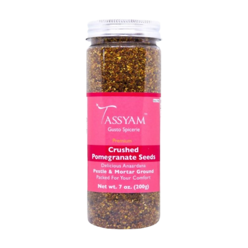 Tassyam Organics Anardana Ground - Dried Pomegranate Arils - Safuron