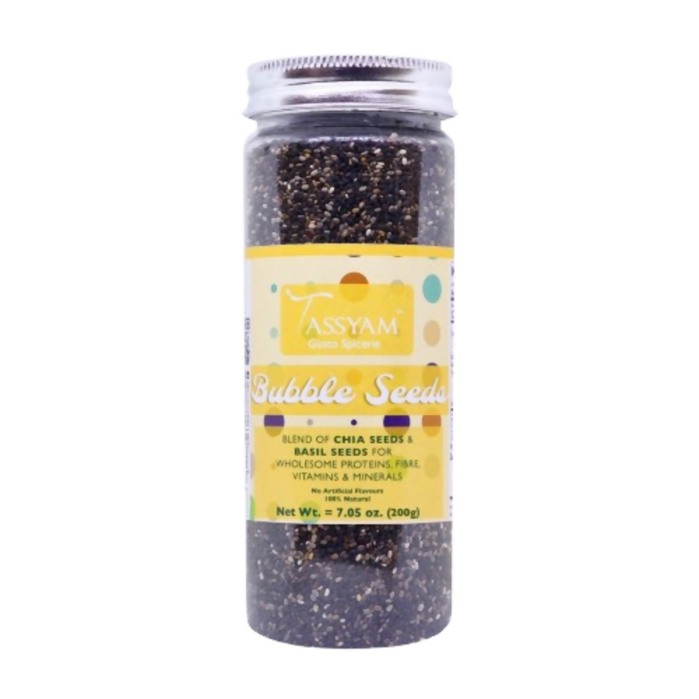 Tassyam Organics Bubble Seeds Mix - Chia & Basil - Safuron
