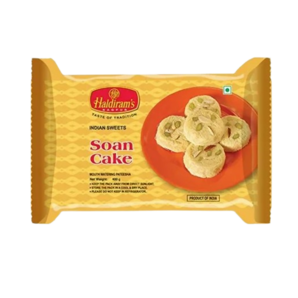 Haldiram's Soan Cake - Elaichi Flavour - Safuron