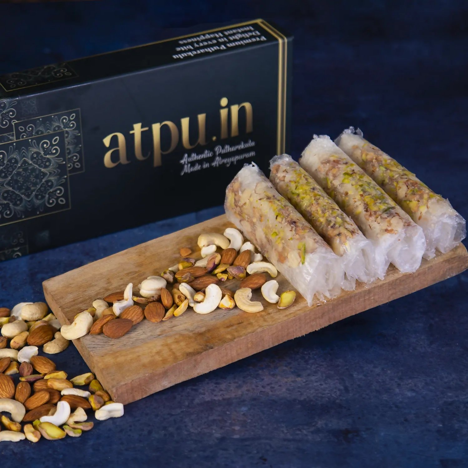 ATPU’s Traditional Dry Fruits Putharekulu with Sugar ATPU’s