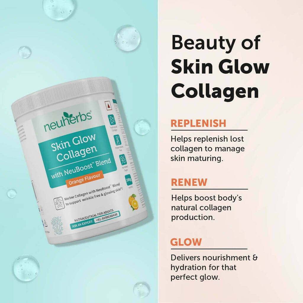 Neuherbs Skin Glow Collagen Powder with NeuBoost Blend Neuherbs