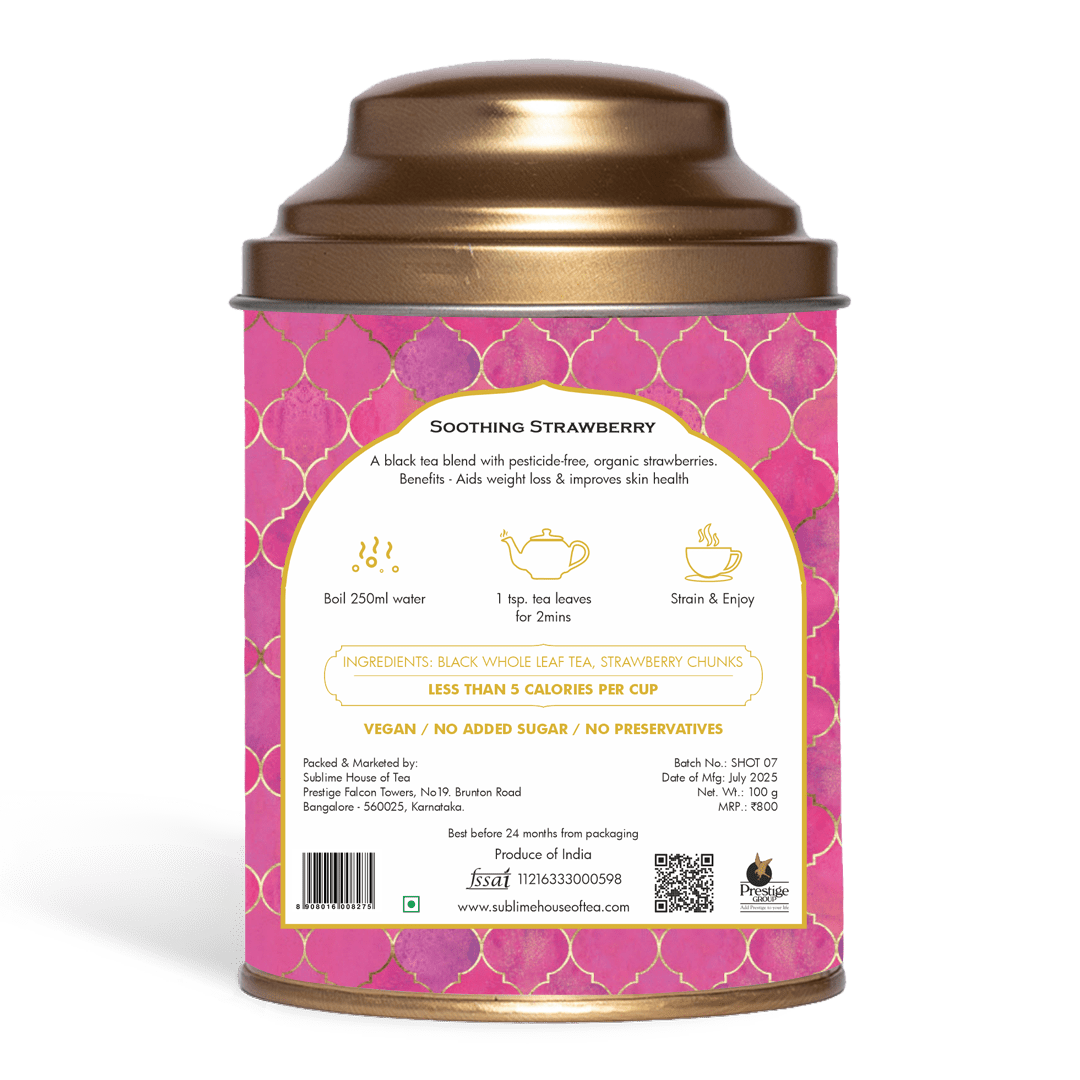 Sublime Inspiring Awe Soothing Strawberry Tea Sublime Inspiring Awe