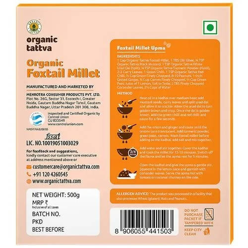 Organic Tattva Foxtail Millet Organic Tattva