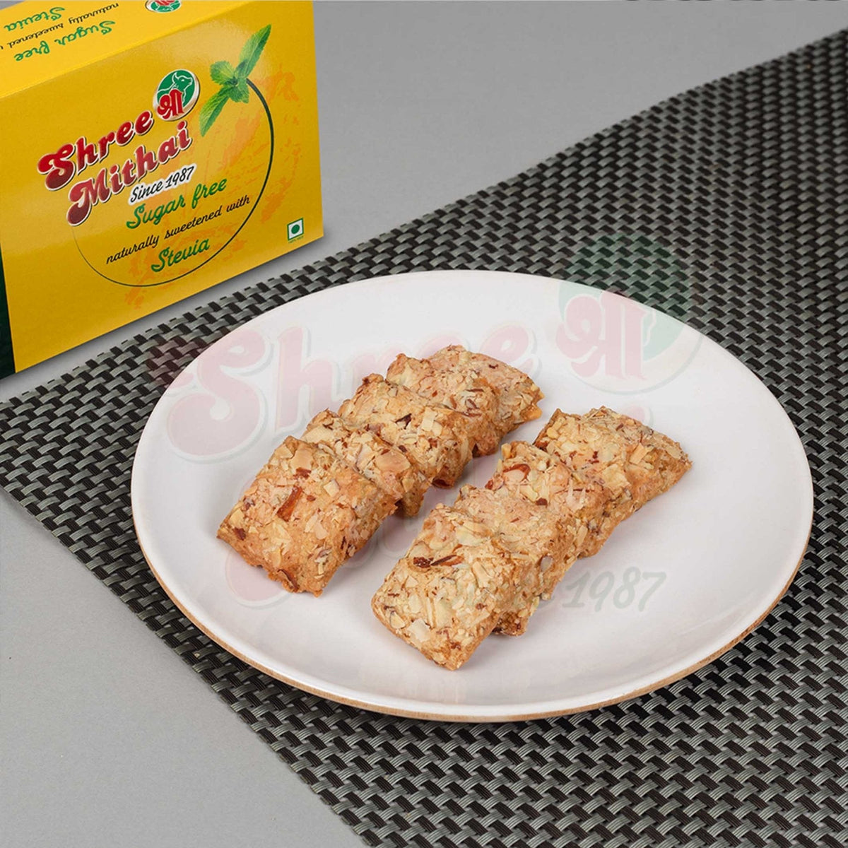 Shree Mithai Sugarfree Almond Cookies - Safuron