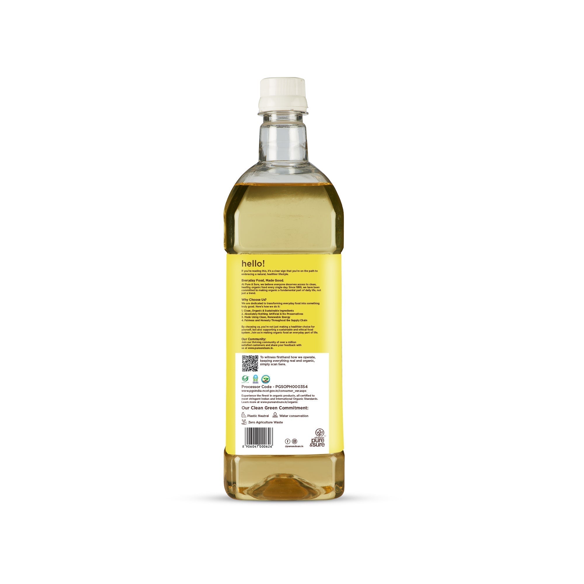 Pure & Sure Organic Sunflower Oil Pure & Sure