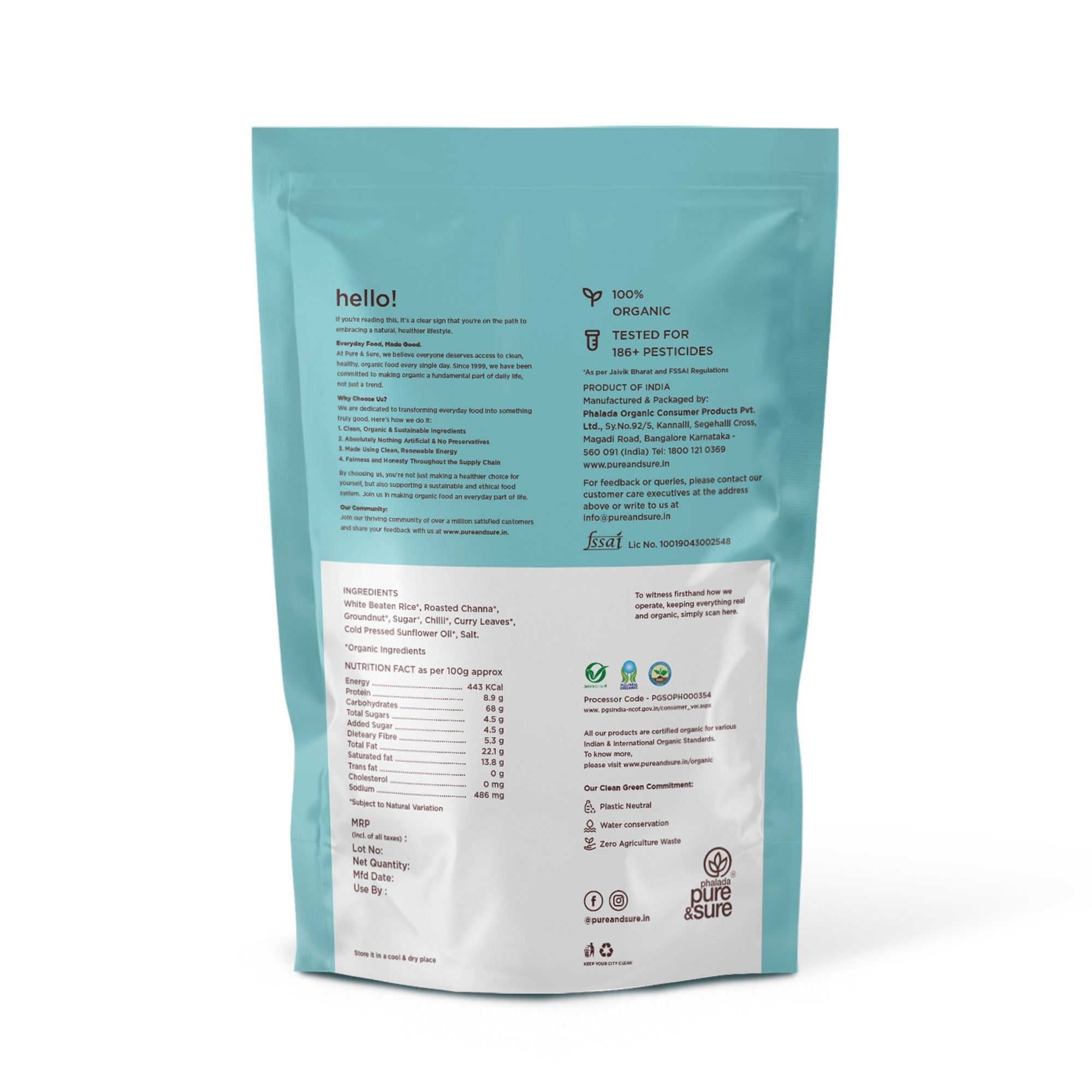 Pure & Sure Organic Chiwda Pure & Sure