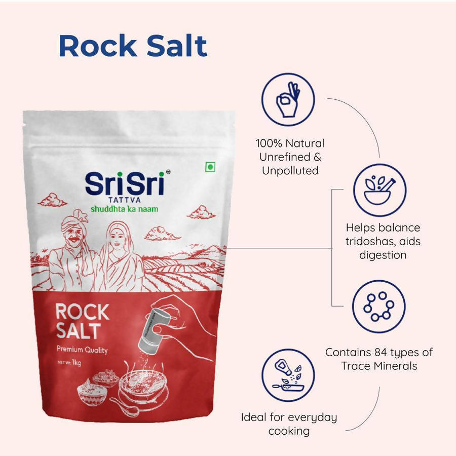 Sri Sri Tattva Rock Salt - Premium Quality Sri Sri Tattva