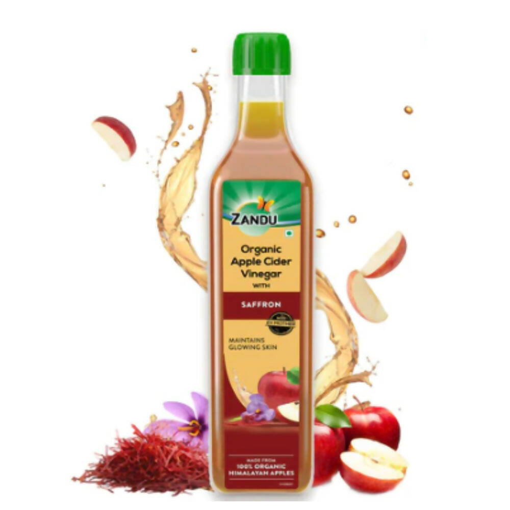 Zandu Organic Apple Cider Vinegar With Saffron - safuroncart