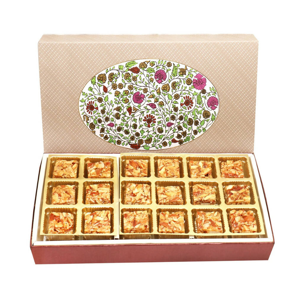 Ghasitaram Roasted Almond Bites Box - Safuron