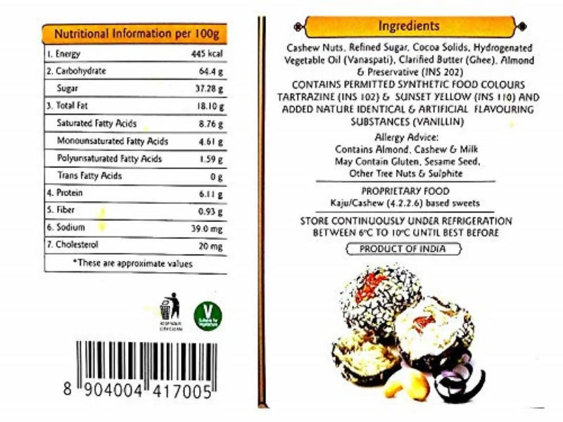 Haldiram's Kaju Chocolate Ladoo Haldiram's