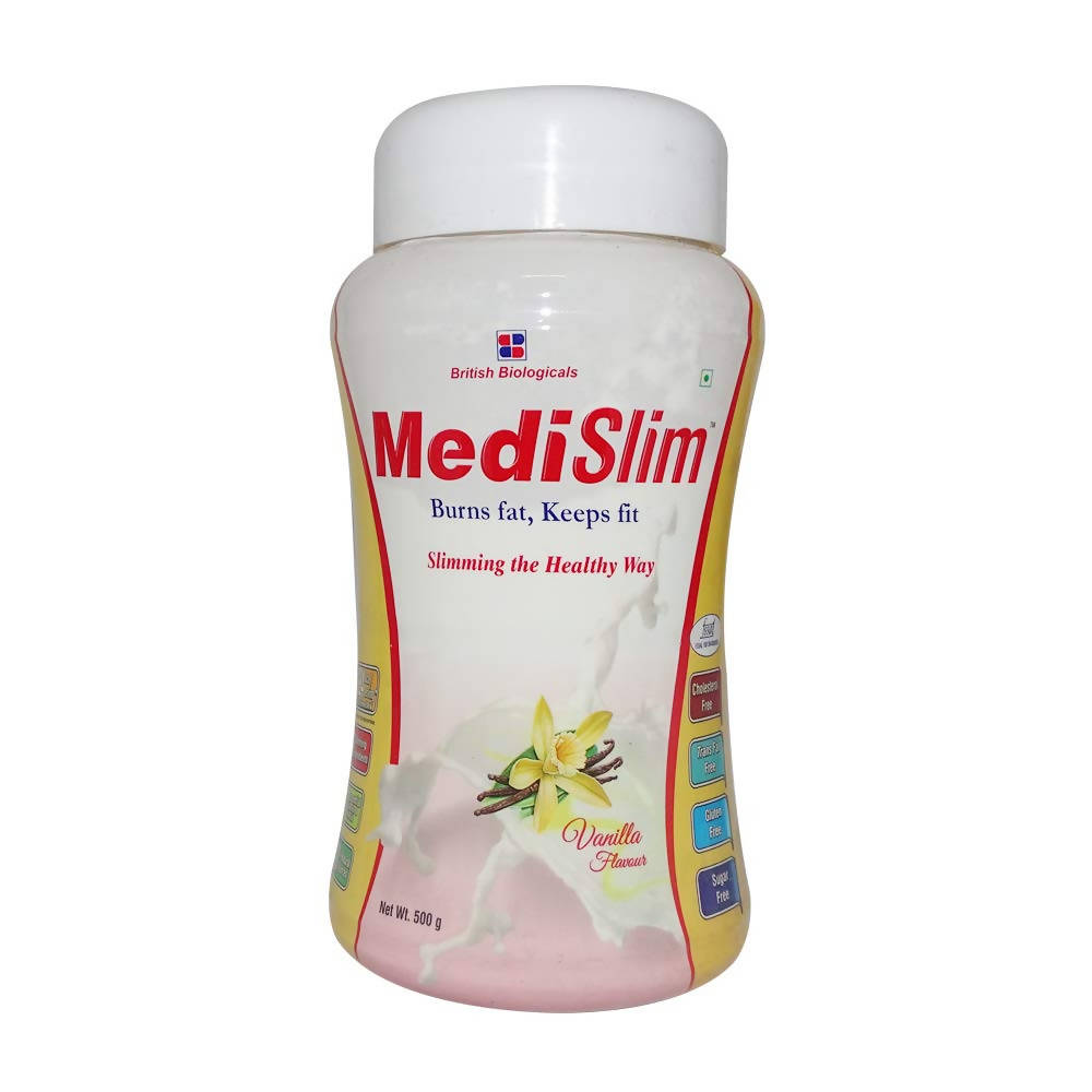 British Biologicals Medislim Powder Vanilla Flavour - Safuron