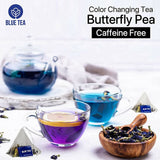 Blue Tea Butterfly Pea Ginger Herbal Tea Bags Blue Tea