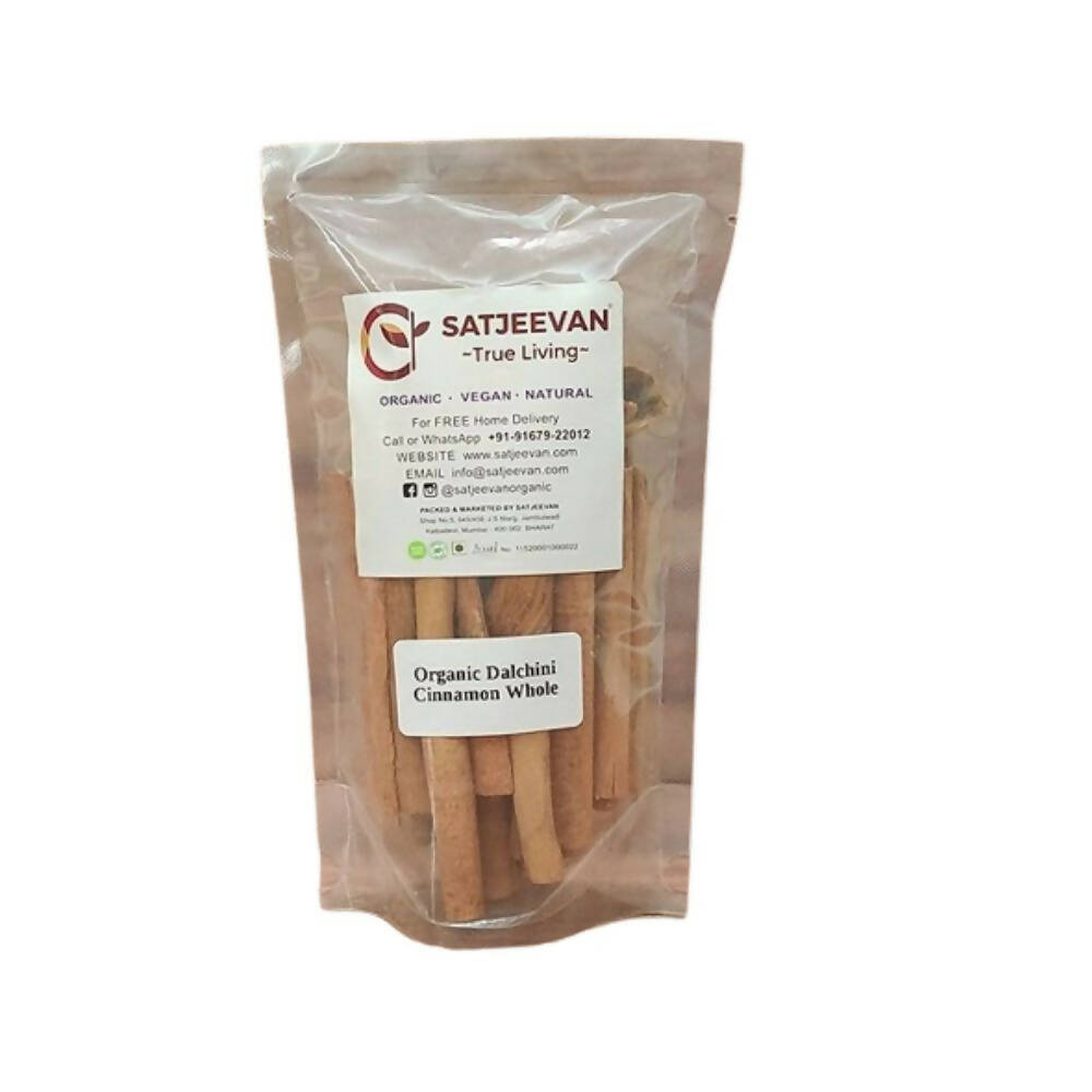 Satjeevan Organic Dalchini Cinnamon Whole Satjeevan
