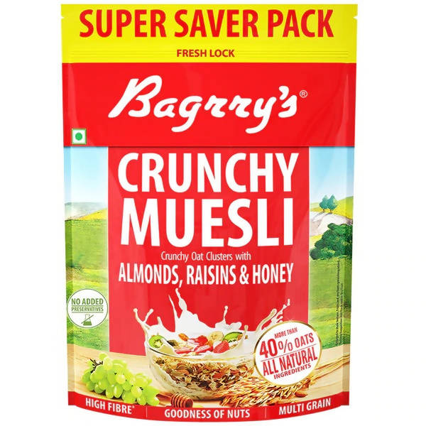Bagrry's Crunchy Muesli - Almonds, Raisins & Honey - Safuron