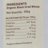 Pure & Sure Black Urad Dal Whole Organic Pulses Pure & Sure