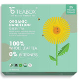 Teabox Organic Dandelion Green Tea Bags Teabox