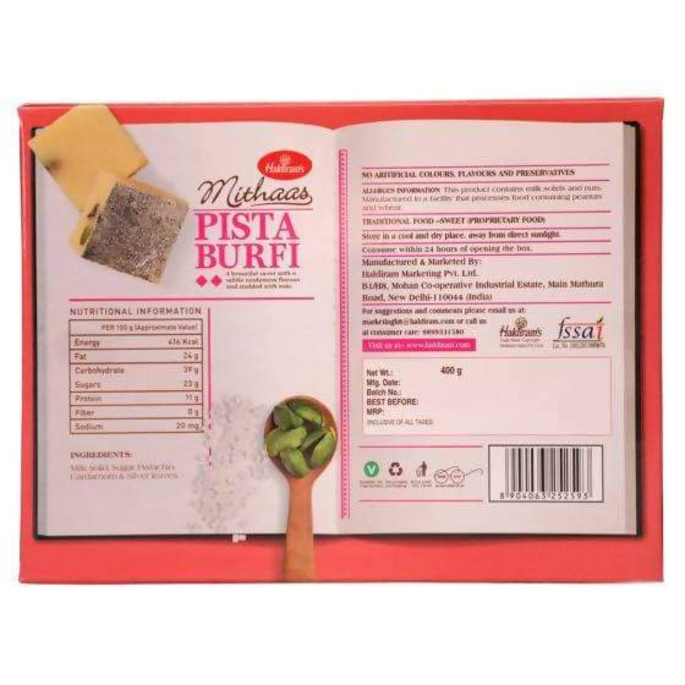 Haldiram's Pista Burfi Haldiram's