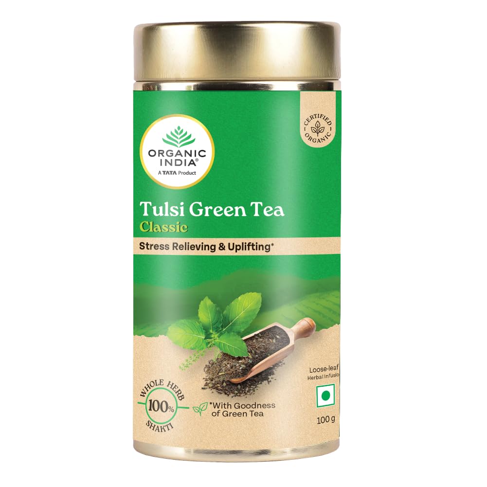 Organic India The Tulsi Green Tea 100gm Organic India
