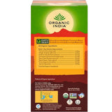Organic India Tulsi Ginger Turmeric 25 Tea Bags Organic India