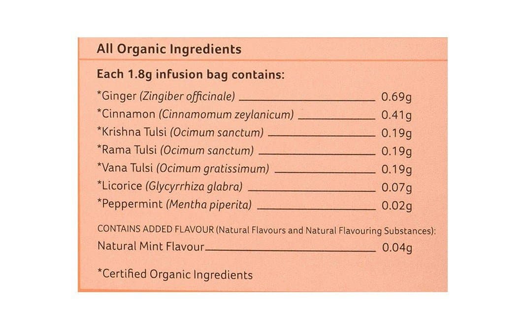 Organic India Tulsi Tummy 25 Tea Bags Organic India