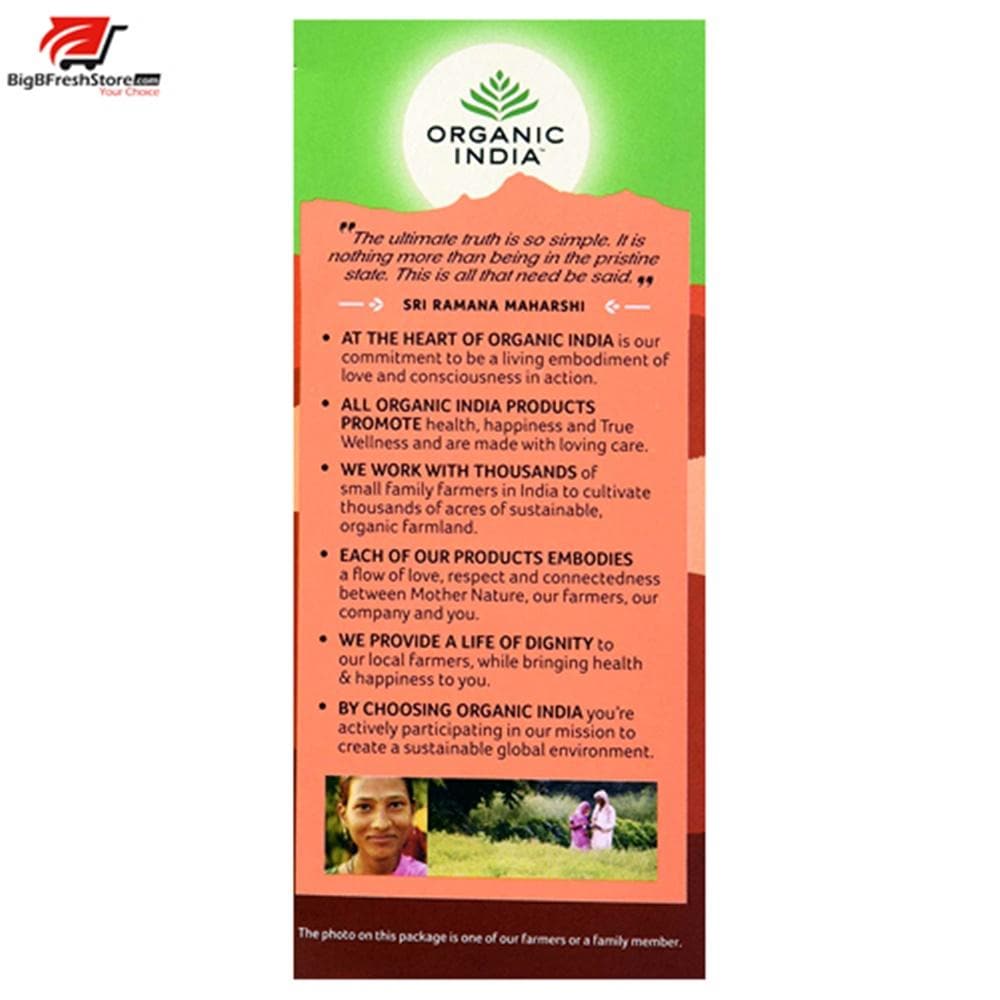 Organic India Tulsi Tummy 25 Tea Bags Organic India