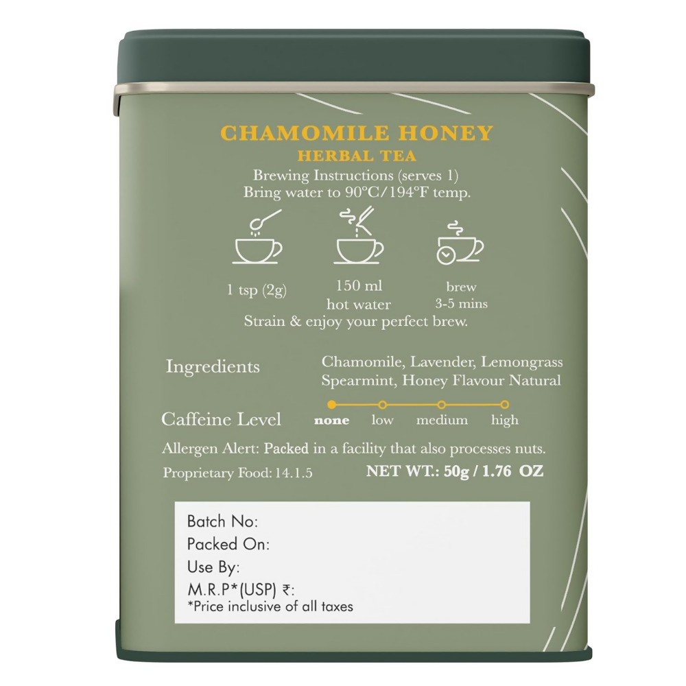 Luxmi Estates Chamomile Honey Herbal Infusion Luxmi Estates