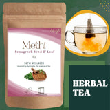Satvi Wellness Methi Tea Bags | Fenugreek Seeds and Leaves | Herbal Tea Satvi Wellness