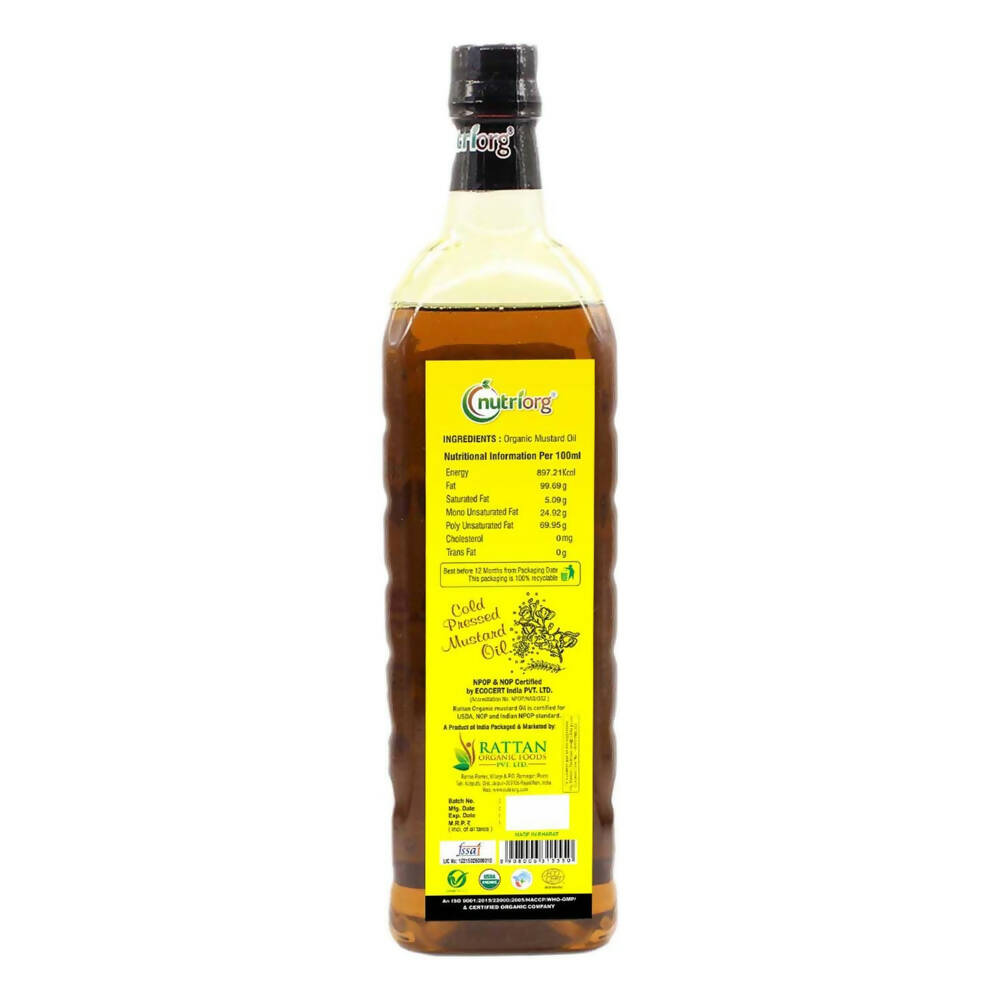Nutriorg Organic Mustard Oil Nutriorg