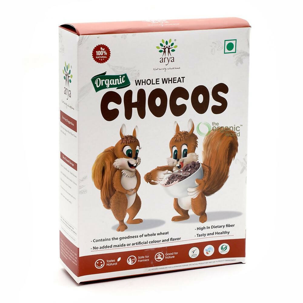 Arya Farm Organic Whole Wheat Chocos - Safuron