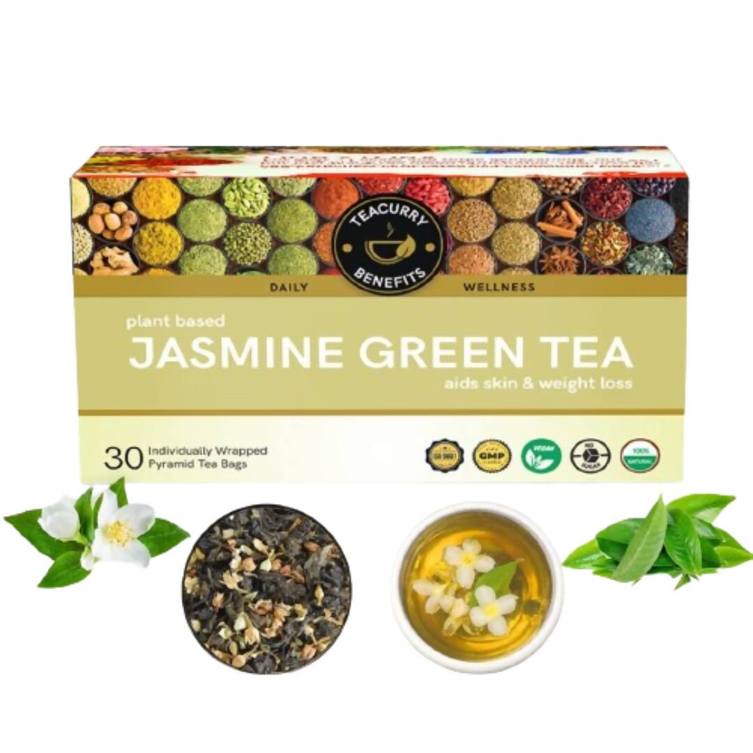 Teacurry Jasmine Green Tea Bags Teacurry