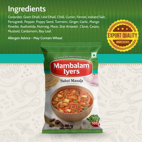 Mambalam Iyers Sabzi Masala Powder Mambalam Iyers