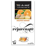 TE-A-ME Rejuvenate Orange Ginger Infusion Tea Bags - Safuron