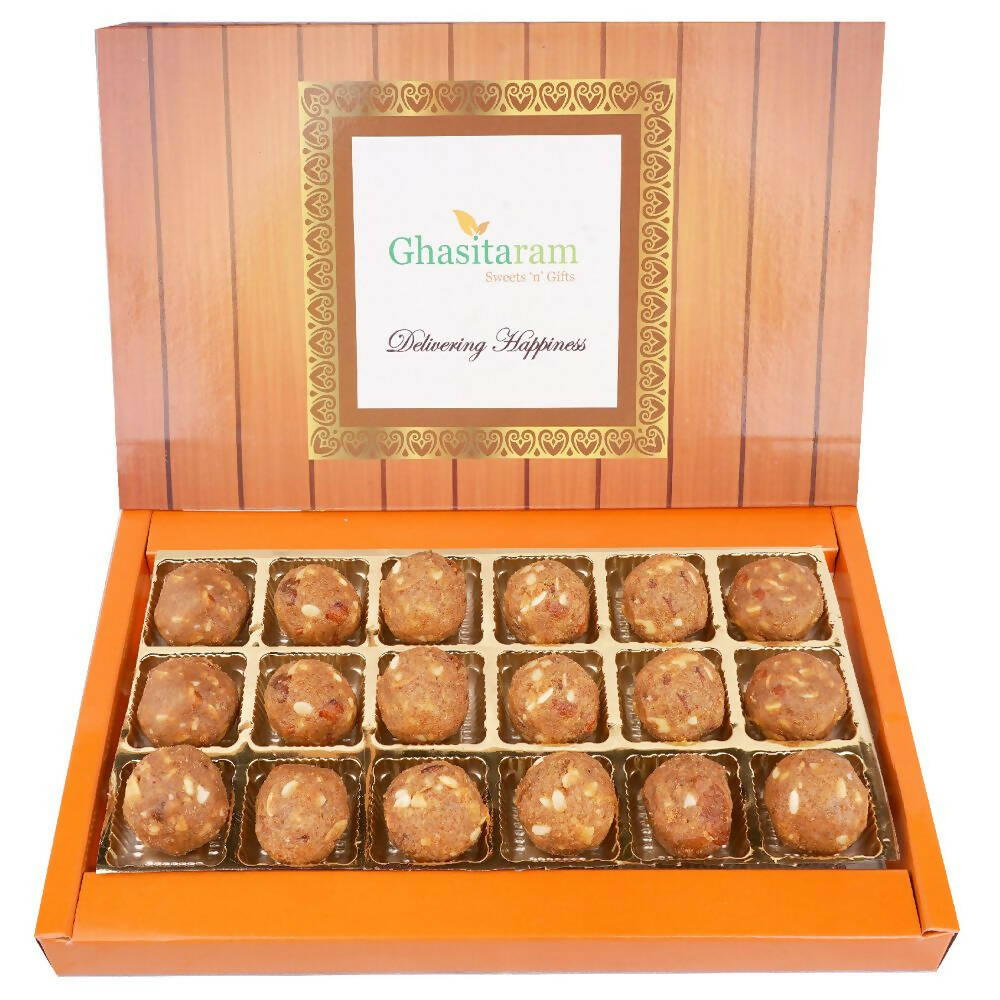 Ghasitaram Dryfruit Mawa Laddoos - Safuron