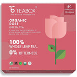 Teabox Organic Rose Green Tea Bags Teabox