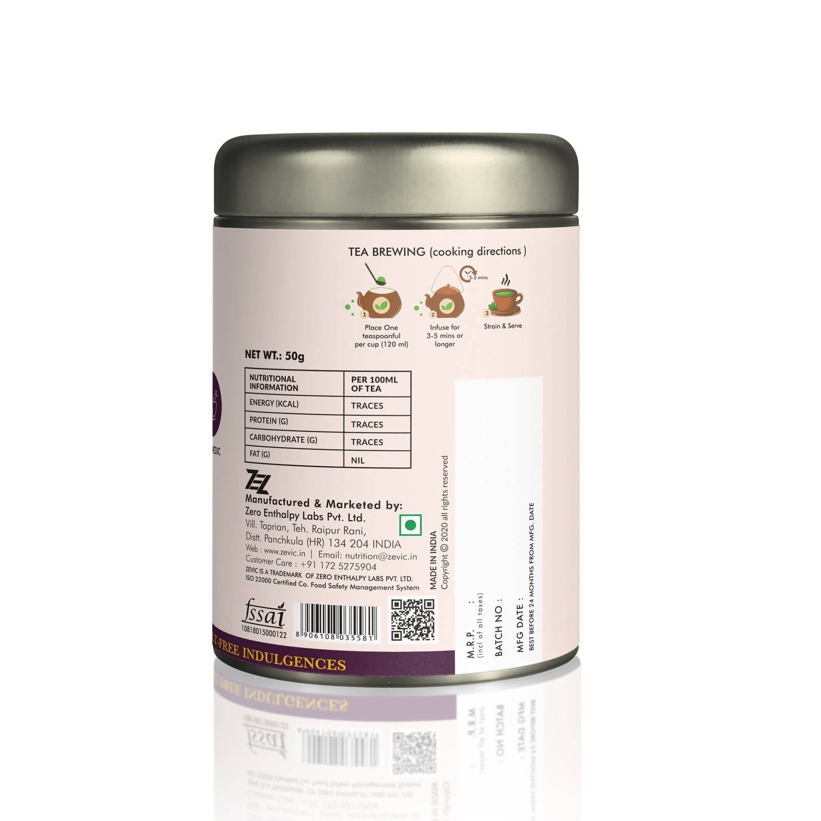 Zevic Premium Hibiscus Flowers Herbal Green Tea Zevic