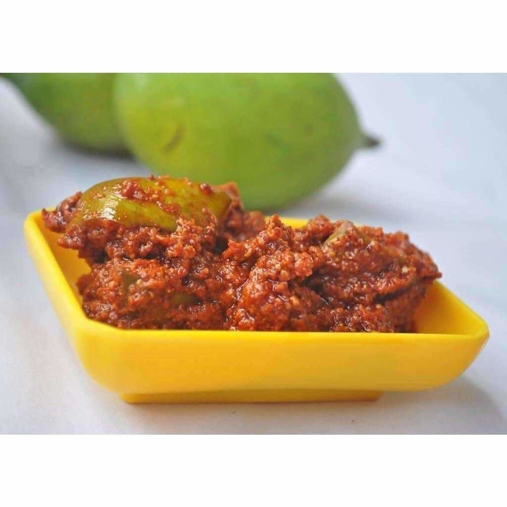 Vellanki Foods - Mango Pickle wih Garlic / Lahasun Ka Aam Aachar Vellanki Foods