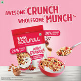 Tata Soulfull Millet Granola (Almonds & Cranberries) Tata Soulfull